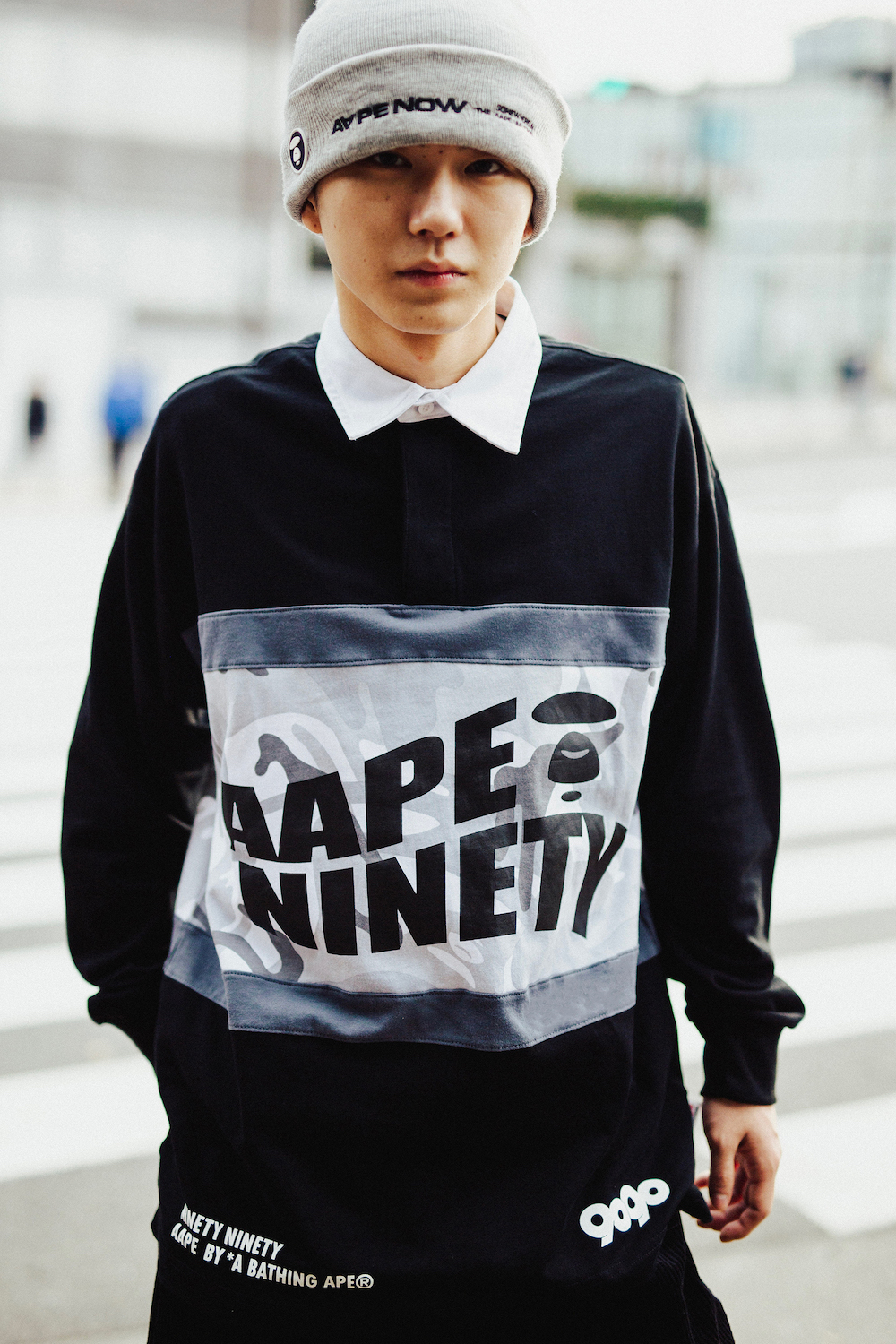 希少】9090×Aapeコラボ トレーナー XLサイズ TOPICS | AAPE.JP