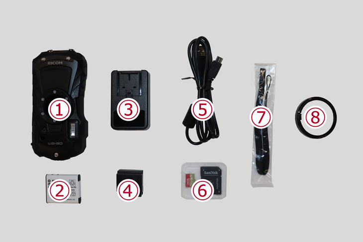 RICOH 防水コンパクトデジタルカメラ WG-80 ブラック 【SDカード付