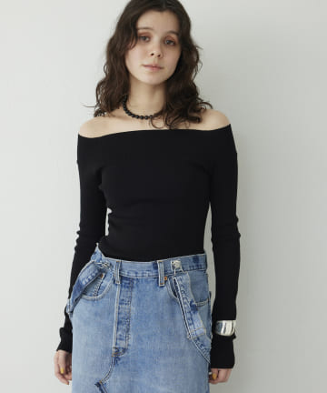 THE PAUSE】シアーポロニット | Whim Gazette(ウィム ガゼット