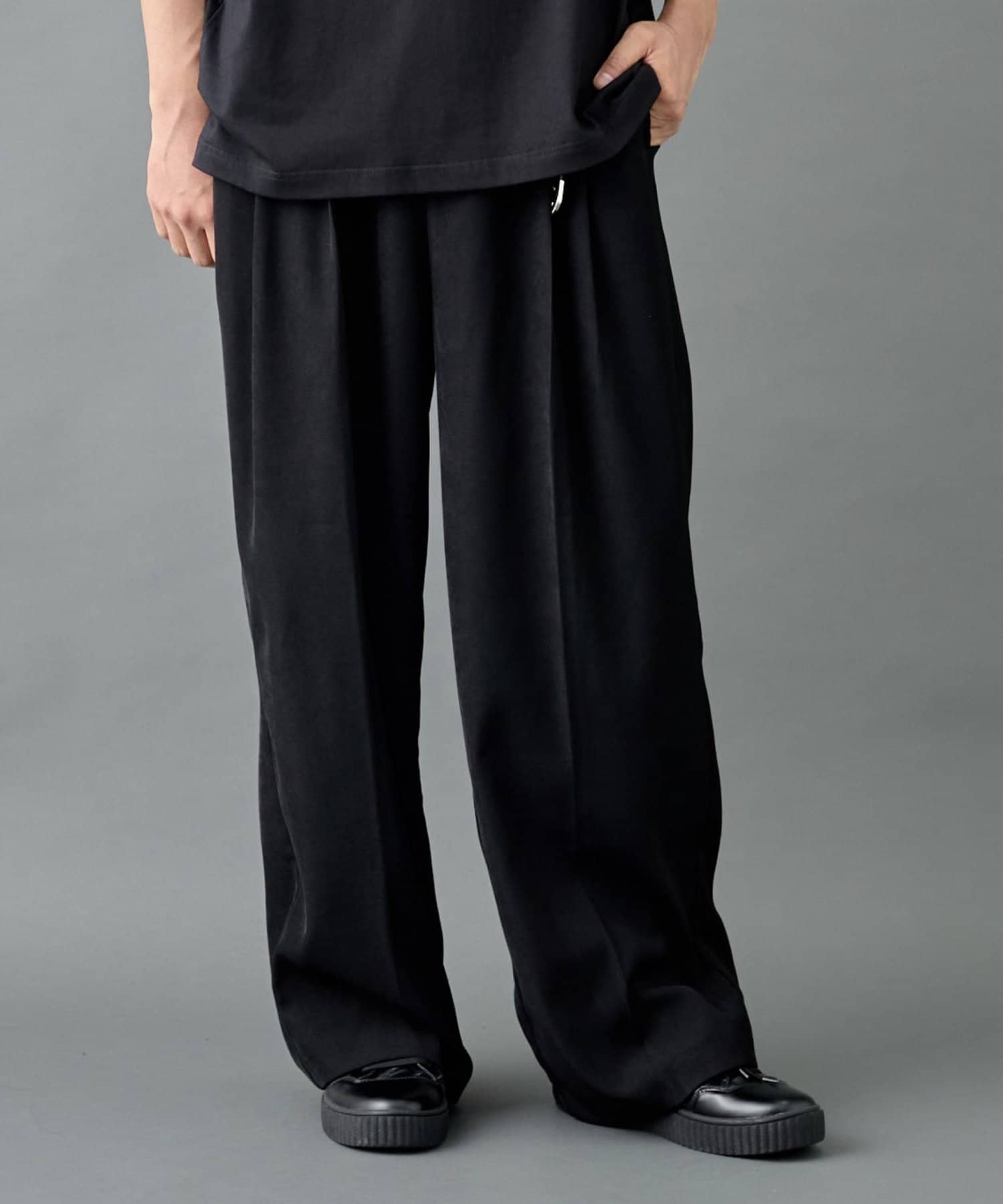 WEB限定】2タックワイドストレートスラックスパンツ | COLONY 2139
