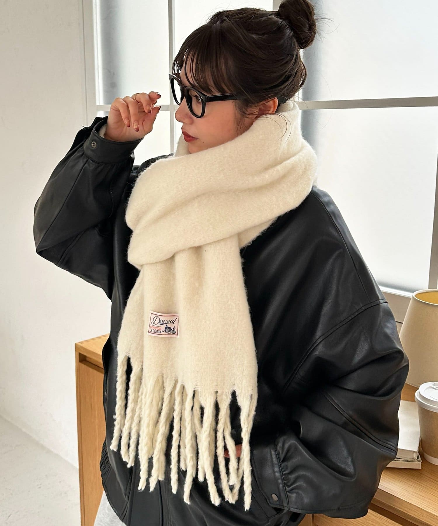 7色展開】太フリンジストール | DISCOAT(ディスコート)レディース