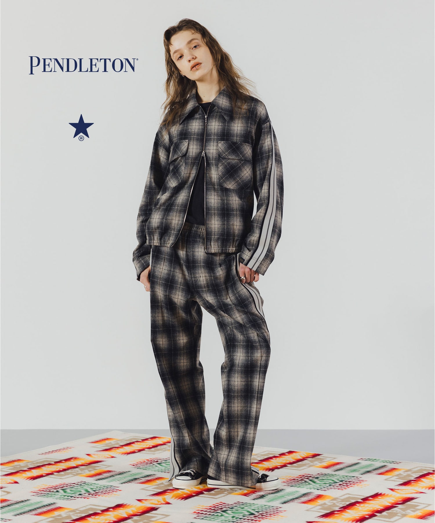PENDLETON】SIDE LINE CHECKED JACKET (SET-UP)｜CONVERSE TOKYO