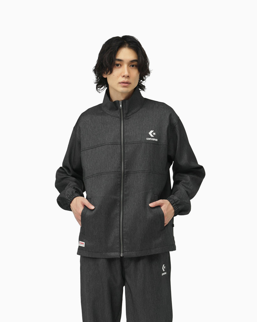 SYNTHETIC DENIM JACKET MENS (ブラック)– コンバース オンライン