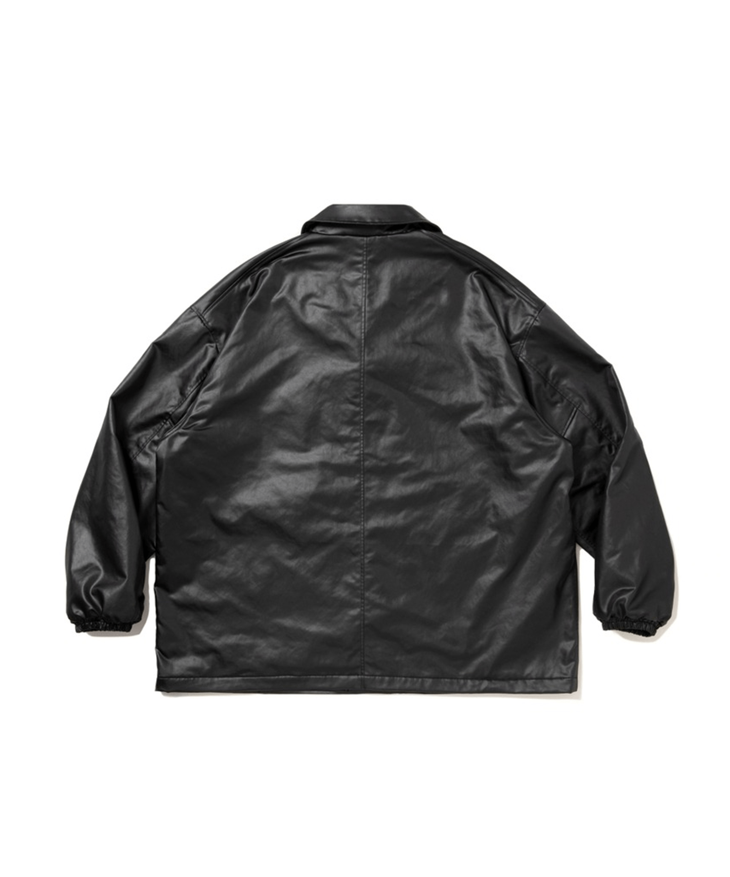 Damp Coated Satin Car Coat(S BLACK): COOTIE PRODUCTIONS: MENS