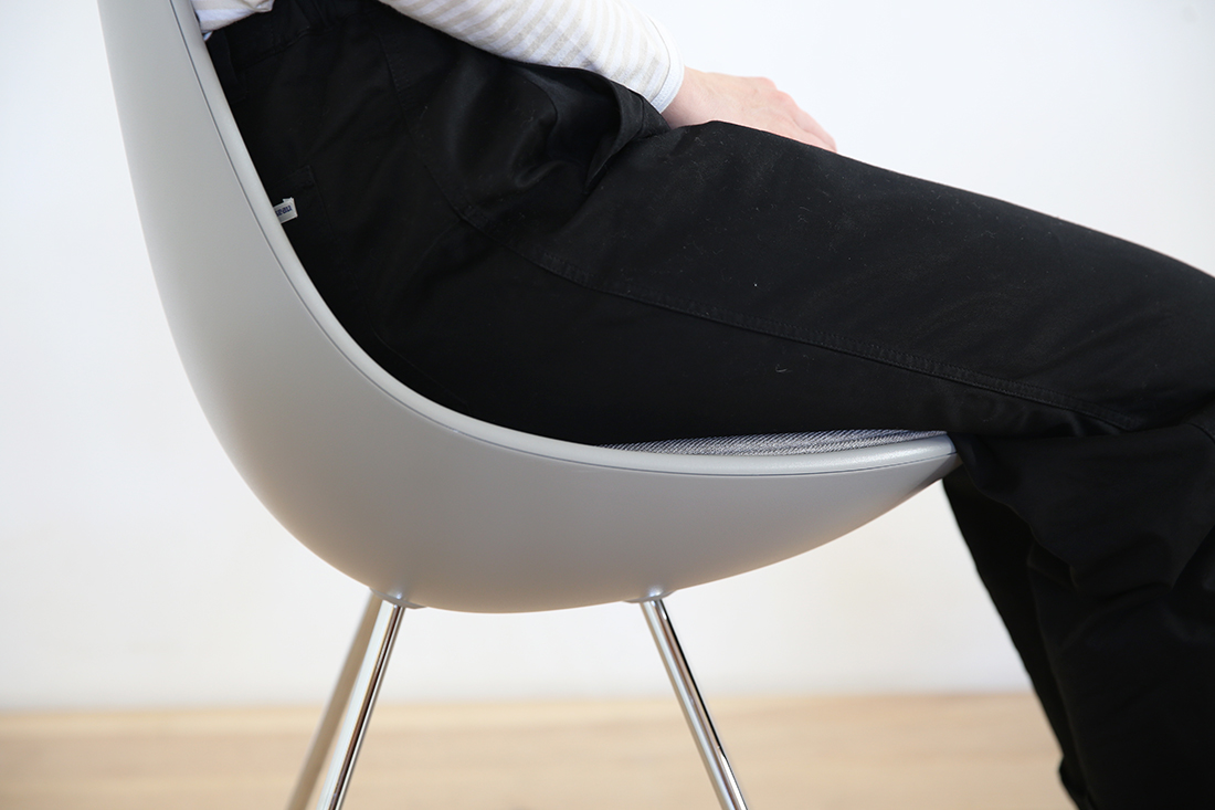 正規品】FRITZ HANSEN DROP オリーブグリーン ドロップチェア SH43cm