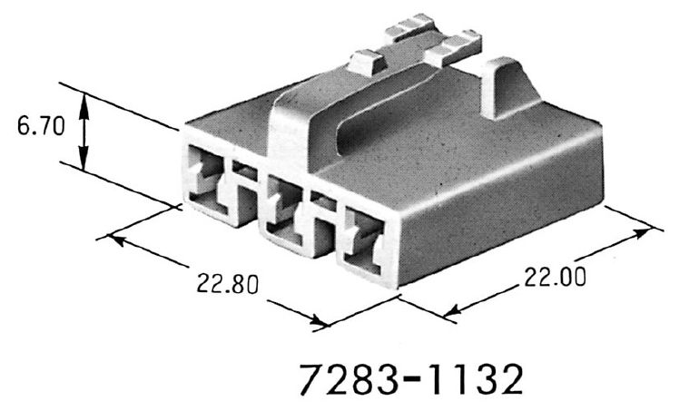 2.3II(090II)コネクタ印刷ページ│矢崎総業コネクタカタログ
