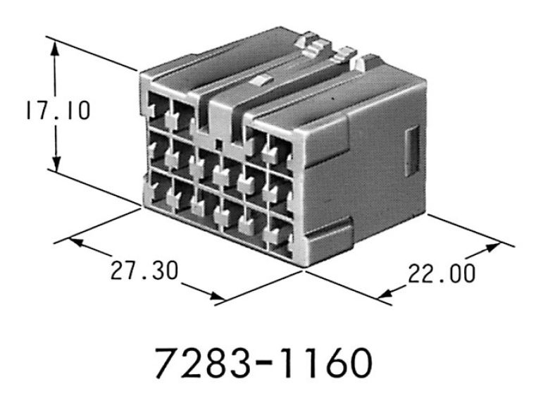 2.3II(090II)コネクタ印刷ページ│矢崎総業コネクタカタログ