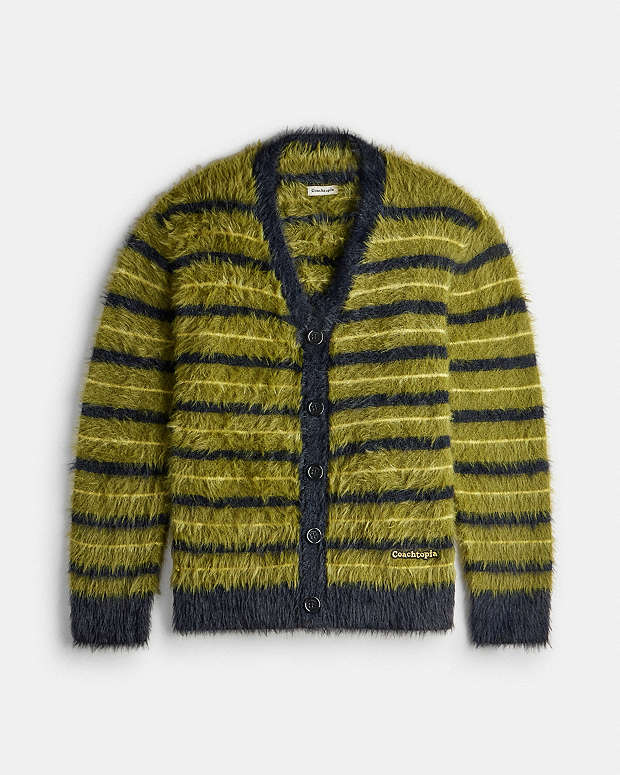 公式】COACH – コーチトピア™ | ファジー ニット カーディガン