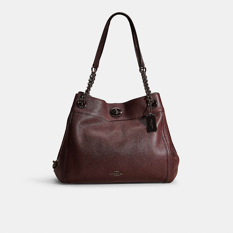 COACH® | Restored Turnlock Edie Shoulder Bag