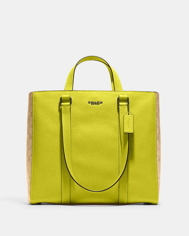 公式】コーチアウトレット | ハドソン ダブル ハンドル トート・カラー