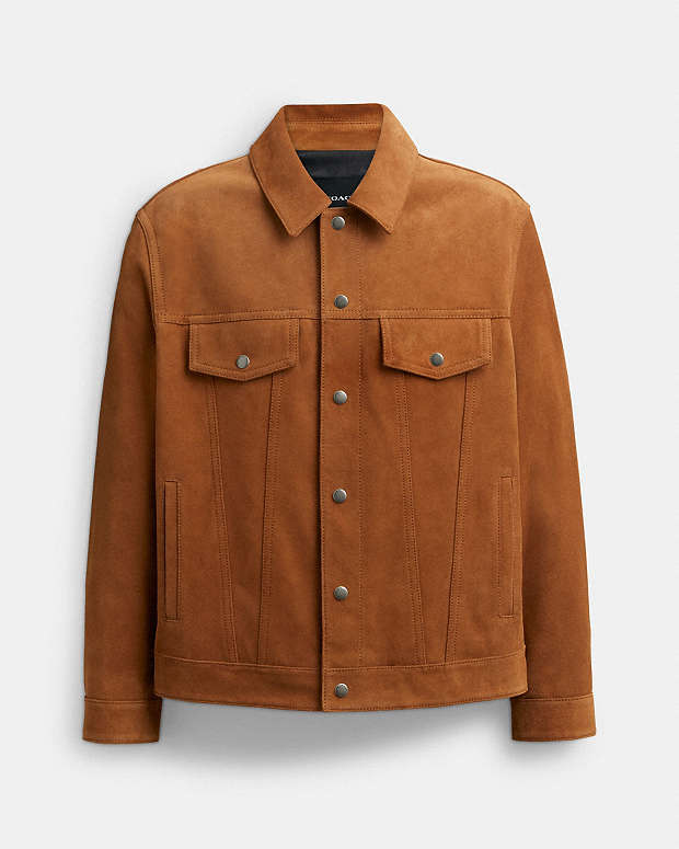 公式】COACH – コーチ | スエード レザー ジャケット