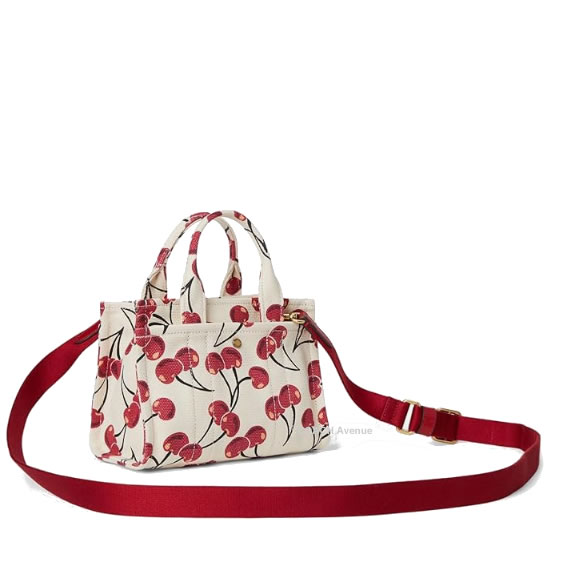 さくらんぼ柄 コーチ COACH CZ104 カーゴ トート バッグ 20 チェリー