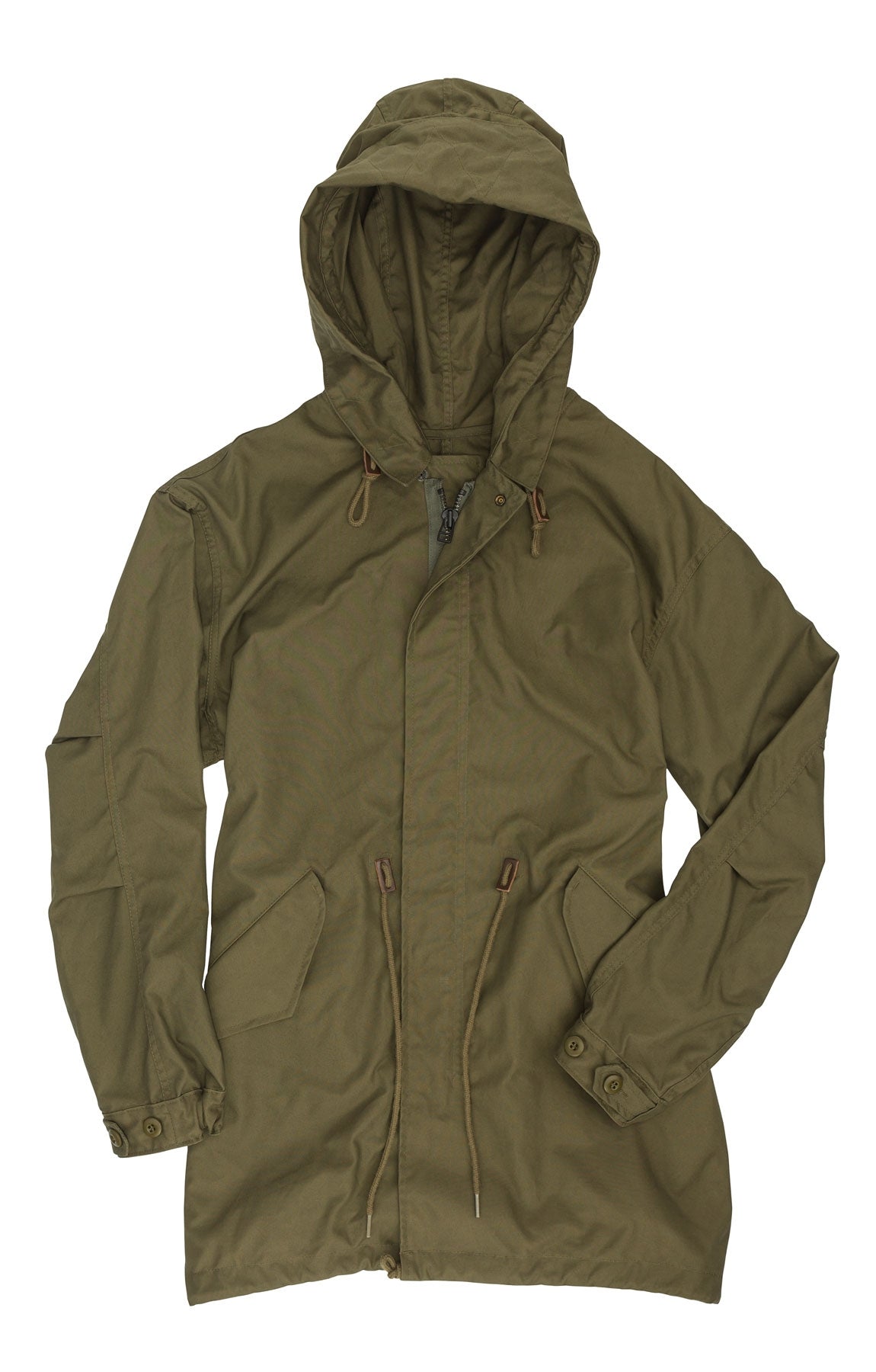 M51 Fishtail Parka Shell | Olive Green Canvas Jacket