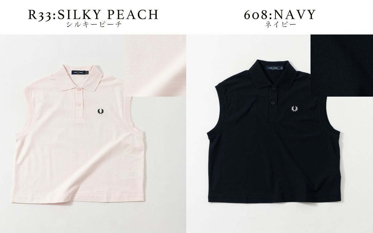 フレッドペリー 半袖ポロシャツ シルキーピーチ フレッドペリー 半袖