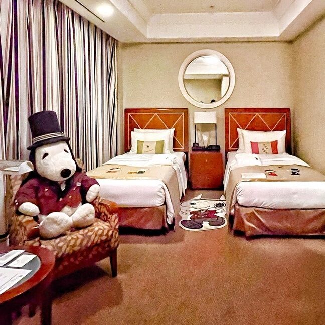 スヌーピー帝国ホテルドアマン インテリアマット ドアマン・スヌーピー