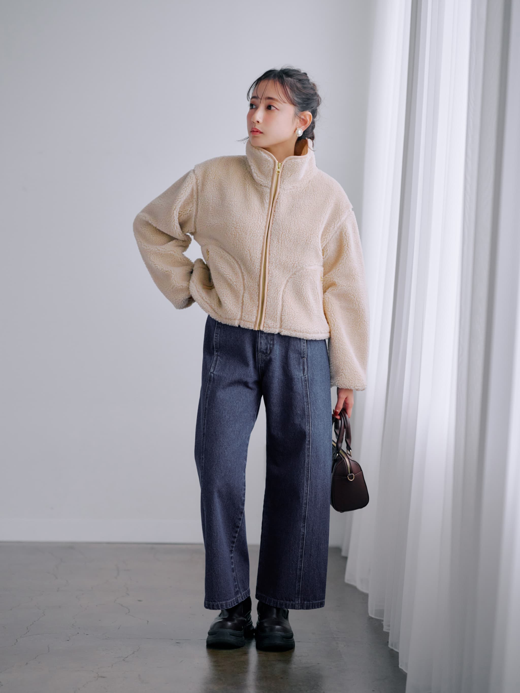 ダブルウエストシームデニム-short & regular | 小柄・低身長女性向け