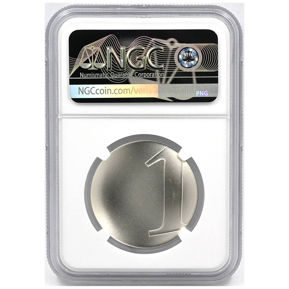 フランス 2001 1フラン 銀貨 NGC MS67MATTE 最後の1フラン 3956983006