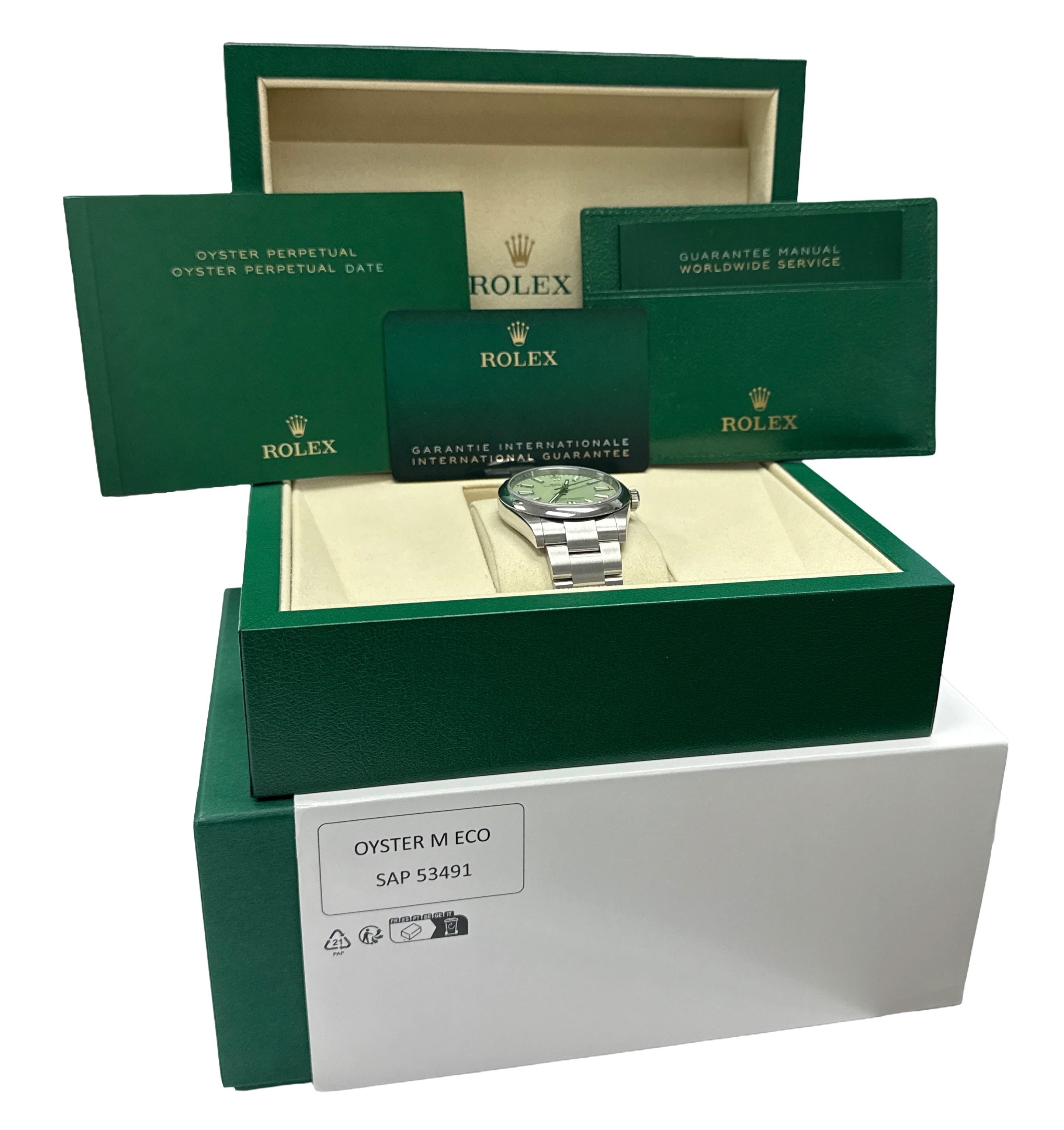 NEW JUNE 2025 Rolex Oyster Perpetual 41 PISTACHIO GREEN Steel 41mm