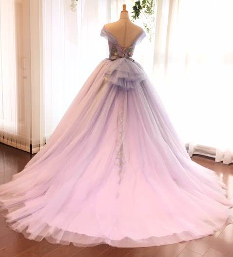 HARDY AMIESラベンダー HAD-03161 【結婚式 カラードレス レンタル