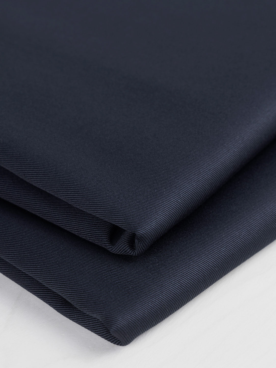 Midweight Organic Cotton Twill - Navy | Core Fabrics