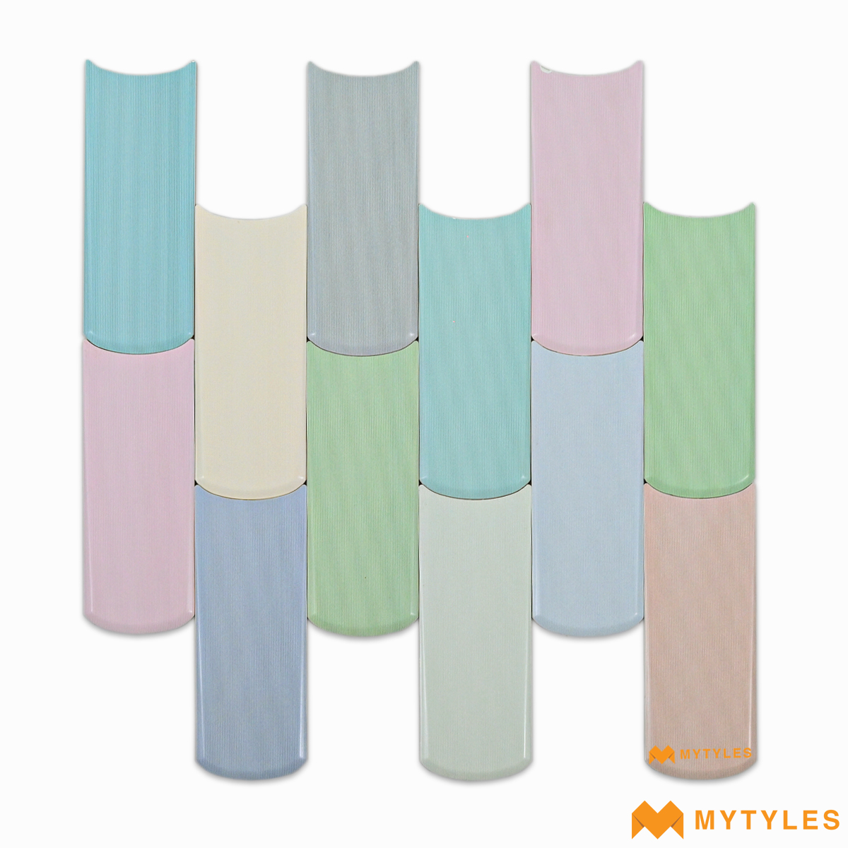Buy 4 x 10 inch ceramic Subway Tile code1143 | pastel