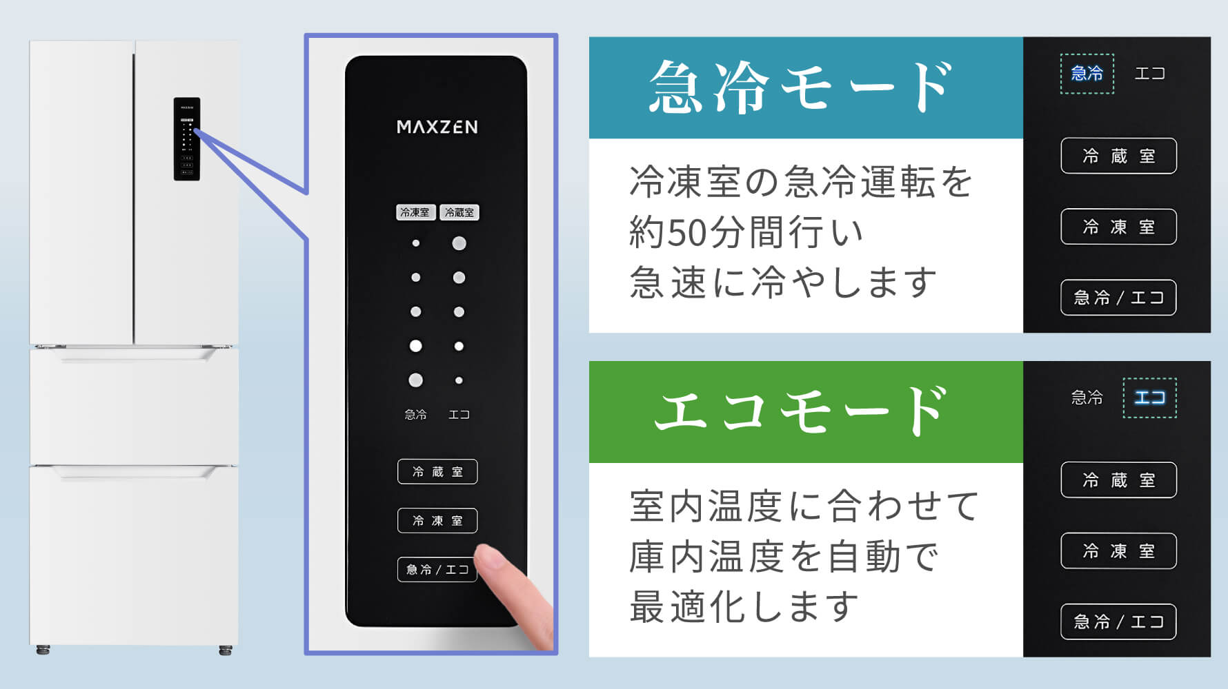 新色発売】ふたり暮らしから三人家族のご家庭にぴったりな320L冷凍