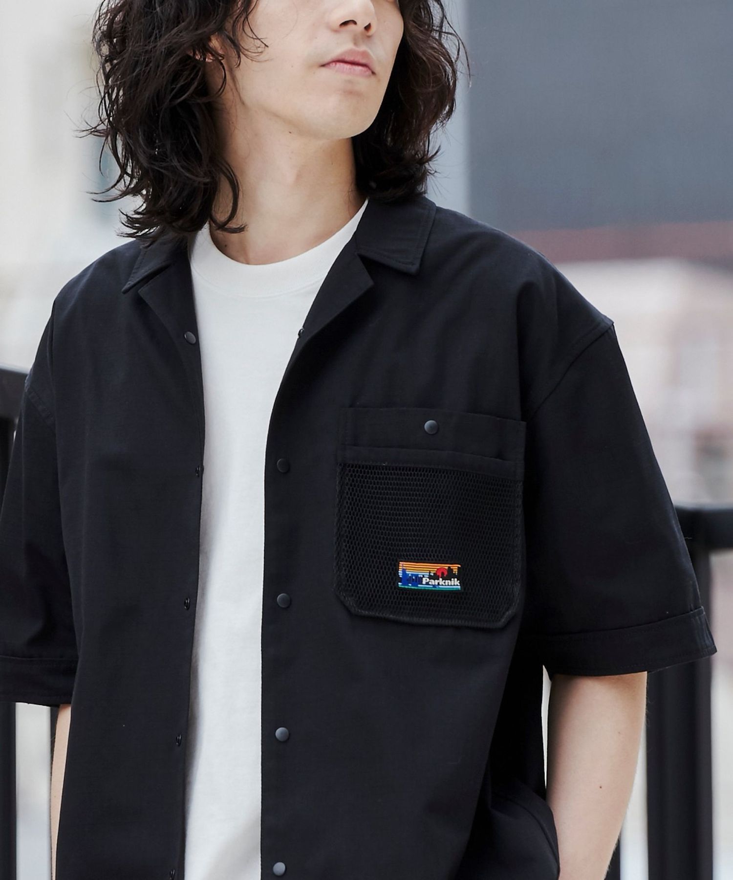 Parknik＞オープンカラーシャツ