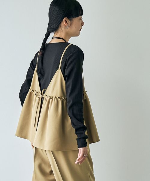 そうコレ! 】ウールライクキャミソールセットアップ