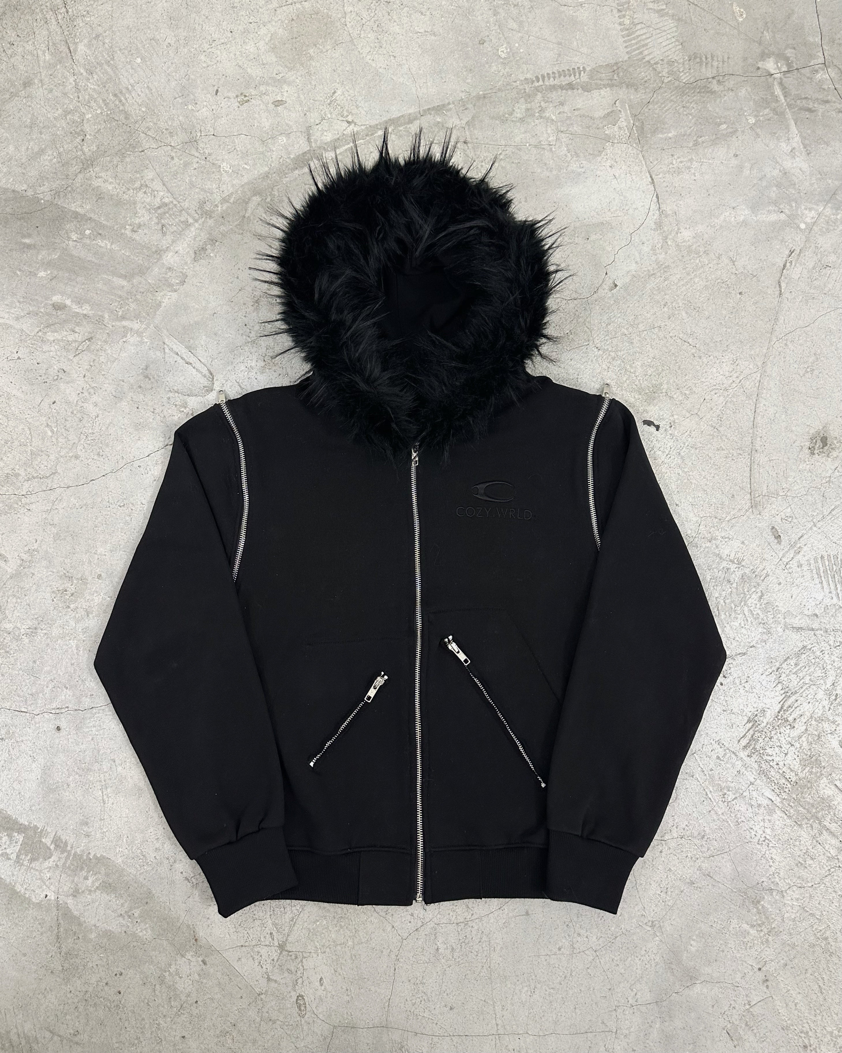 COZY FAUX FUR HOODZIP – COZY WORLDWIDE