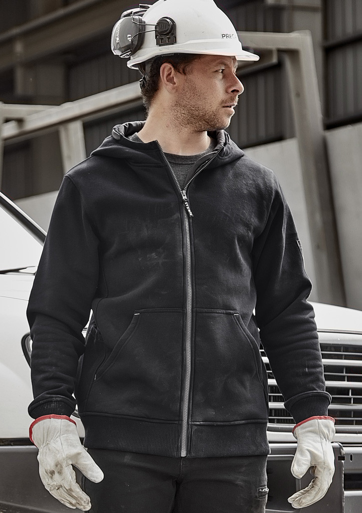 Syzmik Hi-Vis | ZT468 | Unisex Zip Front Multi-Pocket Hoodie