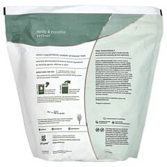 3-in-1洗濯用粉末洗剤ポッド、ベチベル、132回分、2,112g（4ポンド）