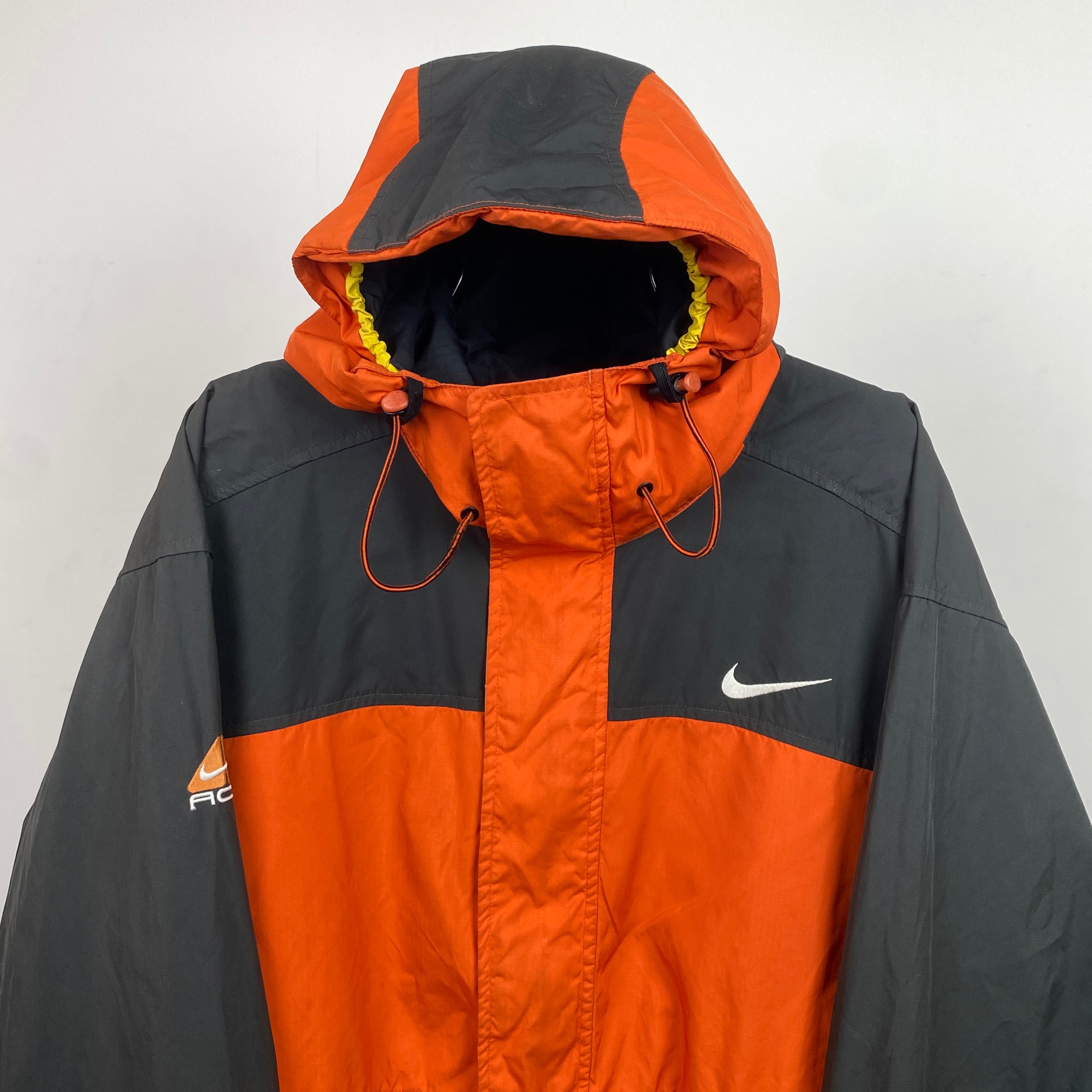 90s Nike ACG Packable Coat Jacket Orange Large – Clout Closet