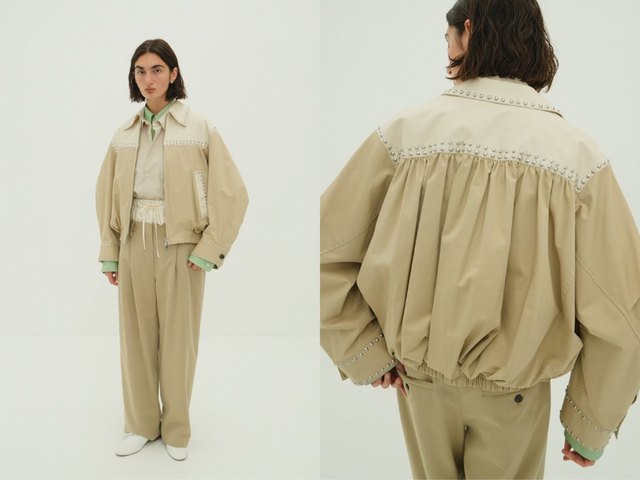 2月24日(火)発売アイテムのご紹介。スタッズを効かせた春アウターの