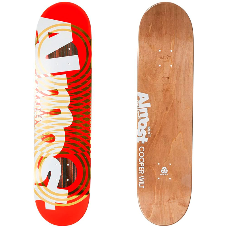 ALMOST SKATEBOARDS Interweave Rings Impact Cooper