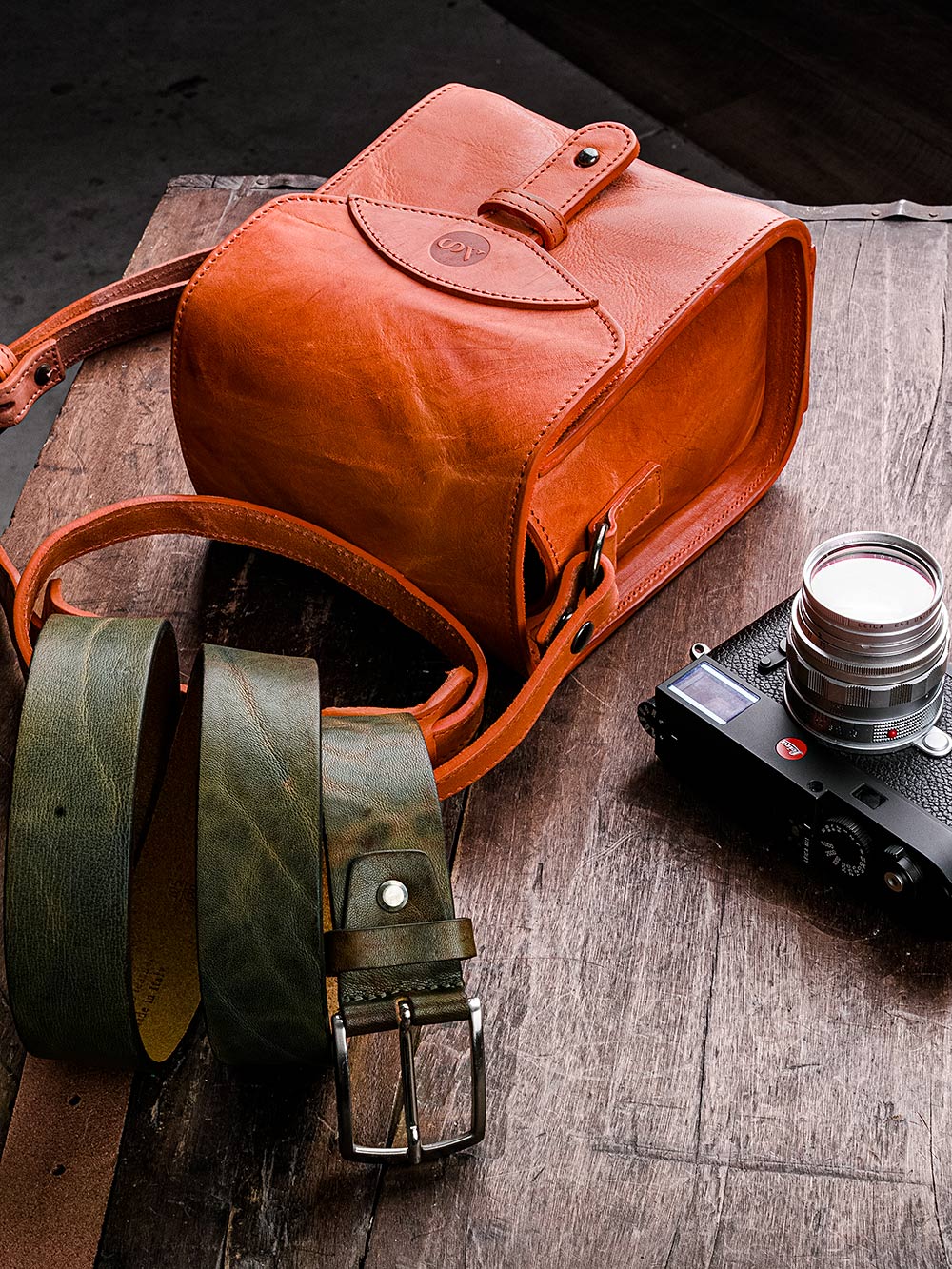 Angelo Smaldore | leather half cases | leica leather half cases