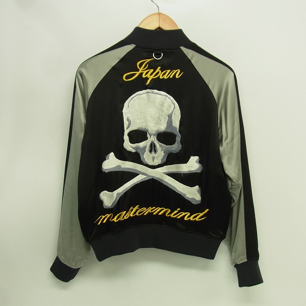 mastermind/マスターマインド 初期 シルク100% スカル/ロゴ刺繍