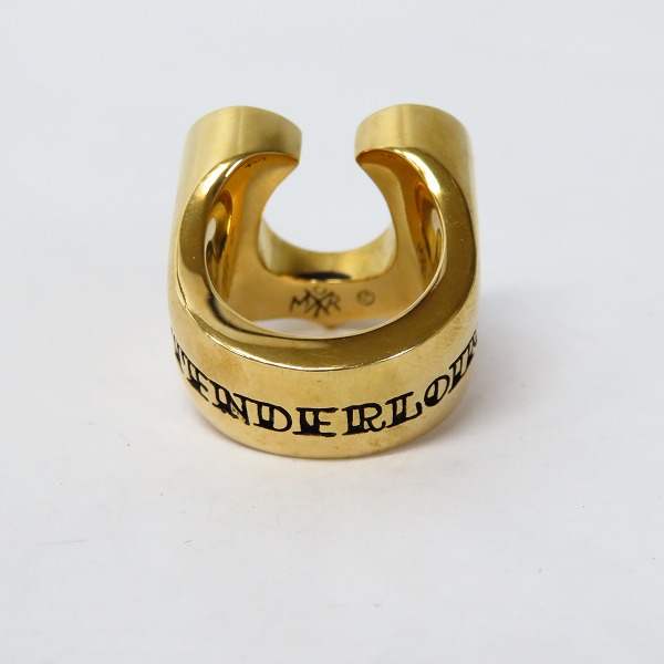 レシート原本】TENDERLOIN/テンダーロイン ホースシューリング ダイヤ