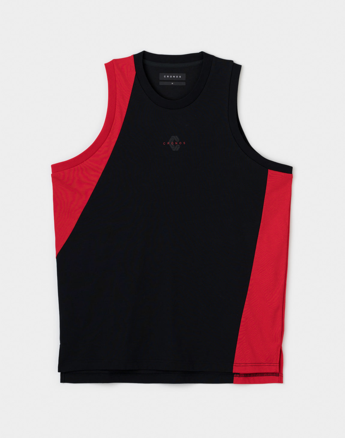 CRONOS SLASH TANK TOP【BLACK×RED】