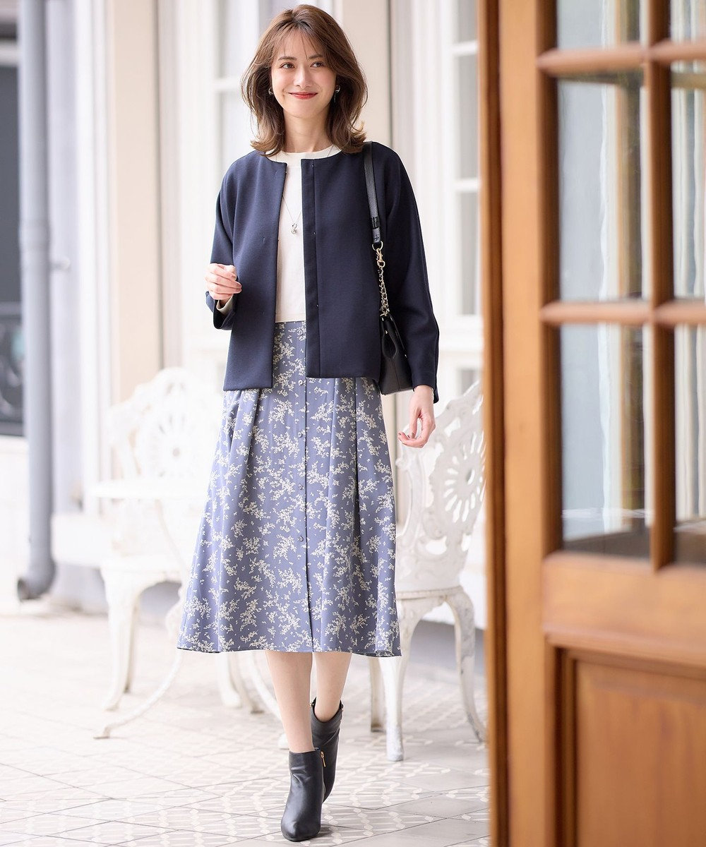 美品 familiar ファミリア チェック 襟付き ワンピース 90 ワンピース