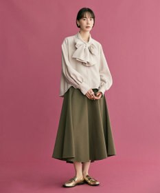 洗濯機可】ビックリボンパウダリーブラウス / #Newans | ファッション