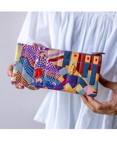 カラフルランドスケープ かぶせ 長財布 / tsumori chisato CARRY