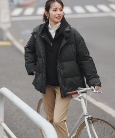 Oggi掲載】シレータフタ ハイネック ショート ダウンコート / 23区 L