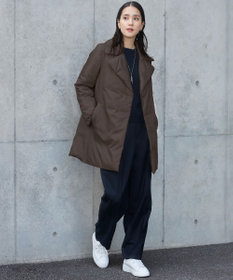 撥水加工・洗える】ステッチレスダウン コート / 自由区 S