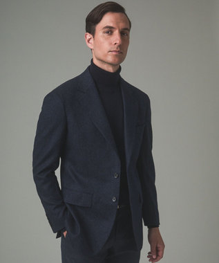 尾州】カシミヤブレンド定番ヘリンボーン ジャケット(2024年モデル