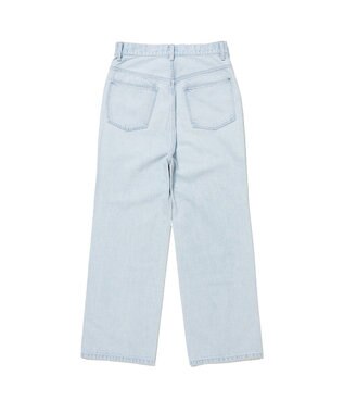 坪田あさみさんコラボ＞SALUU サルー /デニムパンツ アイスブルー