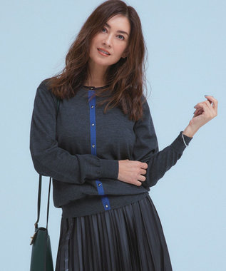 洗える/アンサンブル対応】サステナブルウール バイカラー