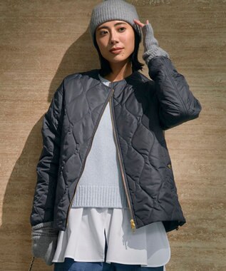 TAION×UNFILO】キルティングダウン ショート丈ブルゾン / UNFILO