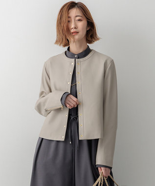 ラムレザー ノーカラージャケット / 23区 | ファッション通販 【公式