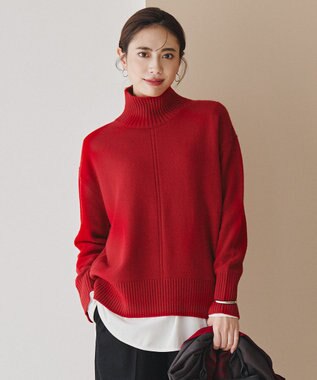 新色追加】ソフトカシミヤミックス ハイネックニット / ICB
