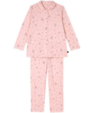 ワコール_リラックス＆スリープ パジャマ 長袖 長ズボン 綿100％(本体